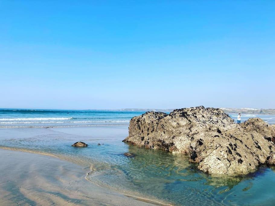 Sunny Family 4-Sleeper Near Newquays Top Beaches New Quay Extérieur photo
